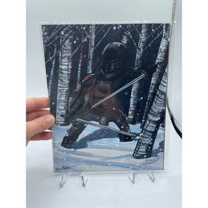 Bam Box Snake Eyes Fan Art Print 8X10 Marki Melton Autographed 483/500